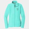 Women's Heather Microfleece Full Zip Jacket Thumbnail